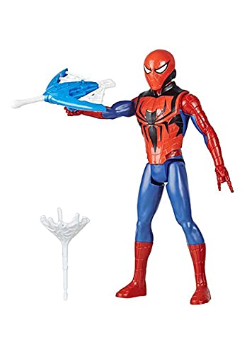 Hasbro Marvel E7344 Marvel Titan Hero Serie Blast Gear Spider-Man Action-Figur, 30 cm großes Spielzeug, mit Starter und Projektilen, ab 4 Jahren, Nicht Zutreffend von SPIDER-MAN