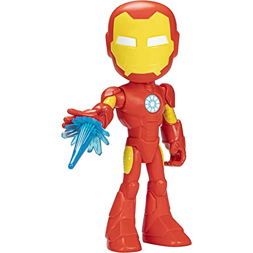 Spidey and his Amazing Friends Marvel supergroße Iron Man Action-Figur, Superhelden-Spielzeug für Kinder ab 3 Jahren, F6164, Multi von Hasbro