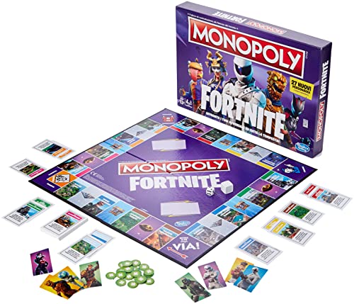 Hasbro, Monopoly, Fortnite-Schachtelspiel, Season 2, italienische Ausgabe von Hasbro