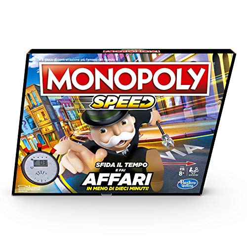 Hasbro Monopoly - Speed (Spiel in Box, Hasbro Gaming) von Monopoly