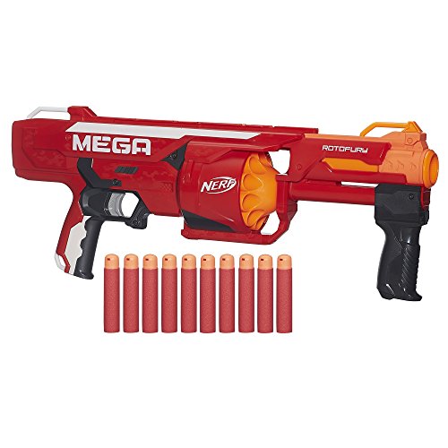 NERF Hasbro B1269EU4 - N-Strike Elite MEGA RotoFury, Spielzeugblaster von NERF