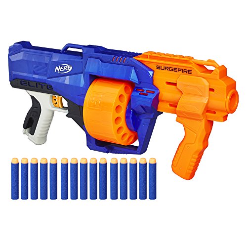 N-Strike Elite Surgefire, Spielzeugblaster mit Trommelmagazin von NERF