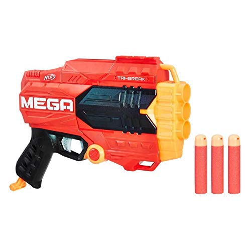 Hasbro Nerf E0103EU4 Mega Tri Break, Spielzeugblaster von NERF