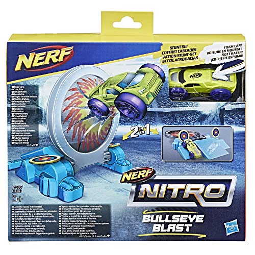 Hasbro Nerf Nitro Double Action Stunt Schaum Auto Set - Lila Auto von Hasbro