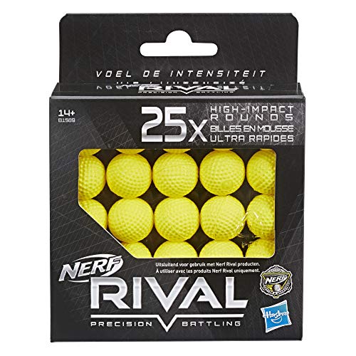 Nerf B1589FR6 Packung mit 25 Schaumstoffkugeln Rival, Einfarbig, Nerf B1589FR6 Packung mit 25 Schaumstoffkugeln Rival, Einfarbig, von NERF