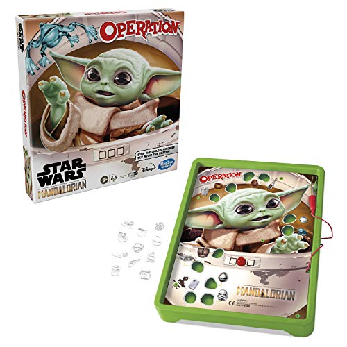 Operation Game: Star Wars The Mandalorian Edition Board Game for Kids Ages 6 and Up, The Child who fans call "Baby Yoda" is Causing Mischief (englische Sprachausgabe) von Hasbro
