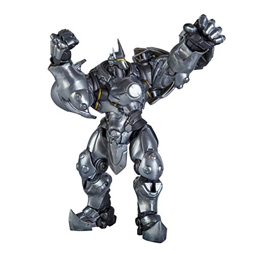 Hasbro Overwatch Ultimates Serie Reinhardt 15 cm große Action-Figur zum Sammeln mit Accessoires – Blizzard Videospiel Charakter, E6389EU4 von Hasbro