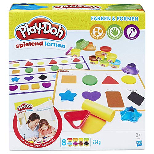 Play-Doh Hasbro Erste Farben und Formen, Knete für kreatives und fantasievolles Spielen von Hasbro
