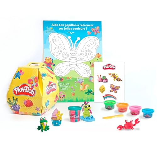 Hasbro Play-Doh Überraschungsbox mit Playset, Knetmasse, Zubehör, Stickern und interaktiver Matte, ab 3 Jahren. Hasbro Play-Doh Überraschungsbox mit Playset, Knetmasse, Zubehör, Stickern und interaktiver Matte, ab 3 Jahren. von Hasbro