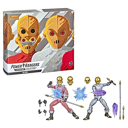 Hasbro Rangers Lightning Collection Actionfiguren 2er-Pack 2021 Zeo Cogs Exclusive, F29765L0, Mehrfarbig von Hasbro
