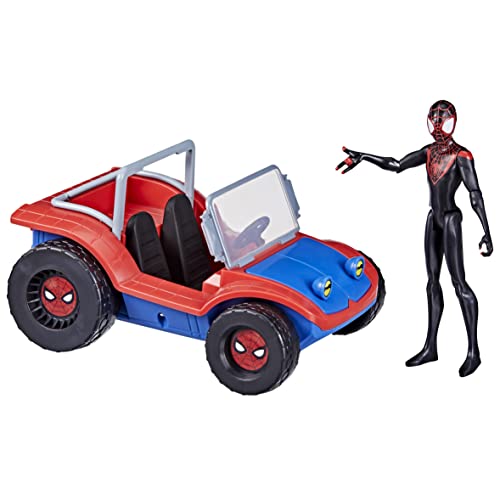 Hasbro Marvel Spider-Man Spider-Mobil, Fahrzeug mit Miles Morales Action-Figur, Marvel Spielzeug für Kinder ab 4 Jahren von SPIDER-MAN