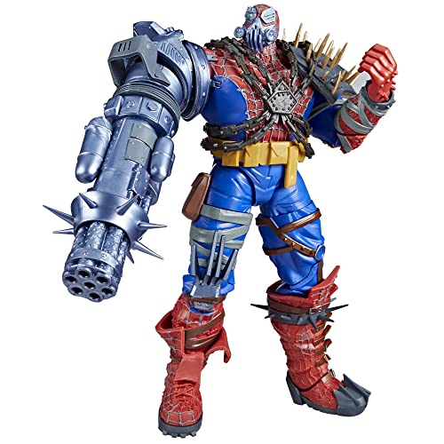 Hasbro Spider-Man: Across The Spider-Verse Marvel Legends Figur Deluxe Cyborg Spider-Woman 15 cm, F8062, Schwarz von SPIDER-MAN