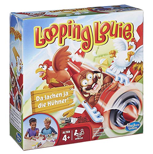 Hasbro Gaming 15692399 Looping Louie Kinderspiel, Partyspiel für Kindergeburtstage, unterhaltsames Gesellschafts und Familienspiel, Erwachsene, ab 4 Jahren, Mehrfarbig, Einheitsgröße von Hasbro
