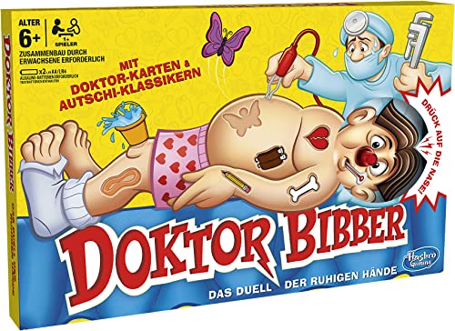 Hasbro B2176398 Dr. Bibber - Das Duell Der Ruhigen Hände, klassisches Vorschulspiel von Hasbro