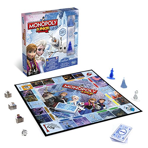 Hasbro Spiele B2247100 - Disney Die Eiskönigin - Monopoly Junior, Familienspiel von Hasbro