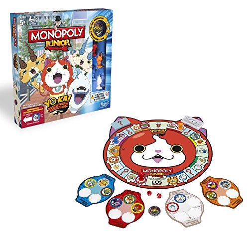 Hasbro Spiele B6494100 - Yo-Kai Watch Monopoly Junior, Familienspiel - DEUTSCH von Hasbro Gaming