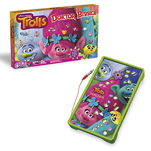 Hasbro Spiele B9180100 Trolls Dr. Bibber, Vorschulspiel von Hasbro