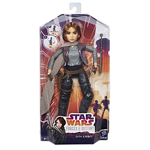Hasbro Star Wars C1624ES0 "Die Mächte des Schicksals 11" Deluxe Action Puppe - Jyn Erso" Actionfigur von Star Wars