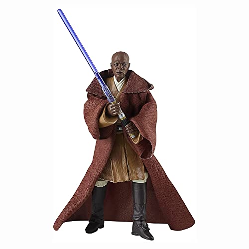 Hasbro Star Wars F4495 Vintage Collection Mace Windu VC35, 3,75-Zoll-Scale Star Wars: Attack of The Clones Action Figure, Toy Kids Ages 4 and Up, Mehrfarbig Hasbro Star Wars F4495 Vintage Collection Mace Windu VC35, 3,75-Zoll-Scale Star Wars: Attack of The Clones Action Figure, Toy Kids Ages 4 and Up, Mehrfarbig von Star Wars