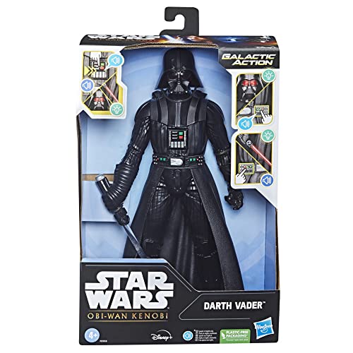 Star Wars Galactic Action Darth Vader, 30 cm große interaktive elektronische Action-Figur, Spielzeug für Kids ab 4 von Star Wars