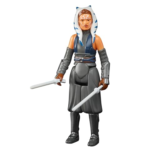 Star Wars Hasbro Retro Collection Ahsoka Tano Toy 9.5 cm-Scale The Mandalorian Collectible Action Figure, Toys for Kids Ages 4 and Up F4459 Multi Star Wars Hasbro Retro Collection Ahsoka Tano Toy 9.5 cm-Scale The Mandalorian Collectible Action Figure, Toys for Kids Ages 4 and Up F4459 Multi von Star Wars