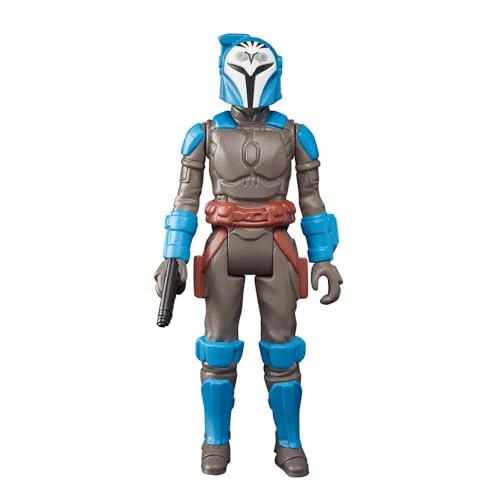Star Wars Hasbro Retro Collection BO-Katan Kryze Toy 9.5 cm-Scale The Mandalorian Collectible Action Figure, Toys for Kids 4 and Up, Multi, F4460 von Star Wars