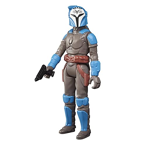 Star Wars Hasbro Retro Collection BO-Katan Kryze Toy 9.5 cm-Scale The Mandalorian Collectible Action Figure, Toys for Kids 4 and Up, Multi, F4460 von Star Wars