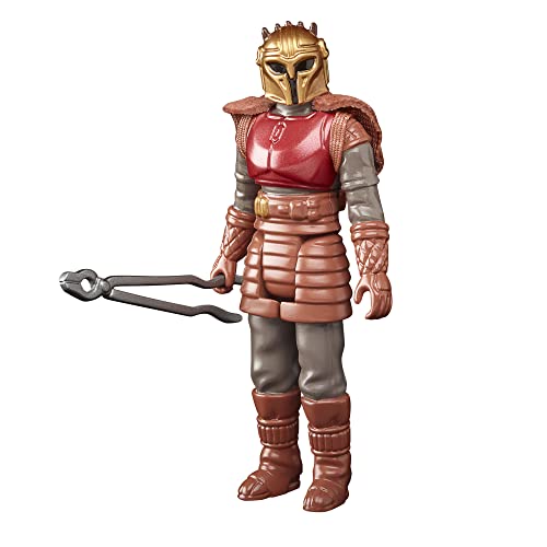 Star Wars Hasbro Retro Collection The Armorer Toy 9.5-cm-Scale The Mandalorian Collectible Action Figure, Toys for Kids Ages 4 and Up F4458 Multi von Star Wars