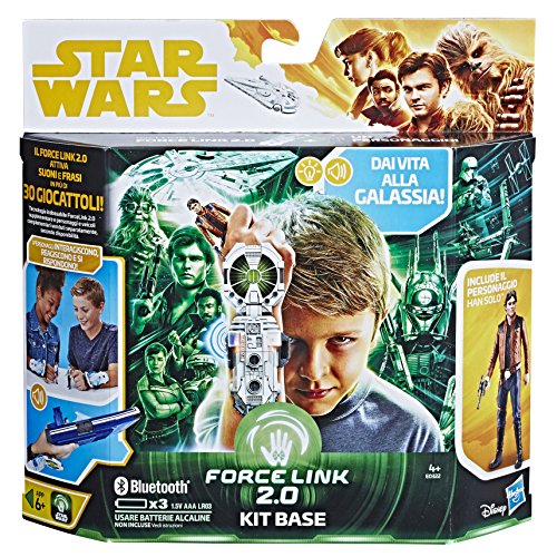 Star Wars Hasbro Starter-Set mit Han Solo (Force Link 2.0), Multi-Colour, E0322103 von Star Wars