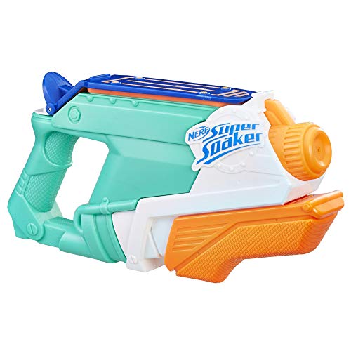 Super Soaker Splash Mouth Wasserpistole Zwei Spritzmodi Wasserstrahl Splash-Attacke kompakten 500ml Wassertank einfaches Auffüllen von Hasbro