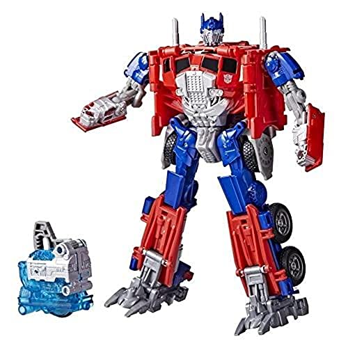 Hasbro Transformers Rise of The Beasts Autobots Unite Optimus Prime Actionfigur mit Kernzubehör für Kinder ab 6 Jahren, Rot, Grau, Blau, Silber, F4914 von Hasbro