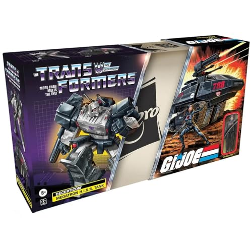 Hasbro Transformers x G.I. Joe Collaborative Mash-Up Megatron H.I.S.S. Tank & Baroness Actionfigur, 2 Stück von Hasbro