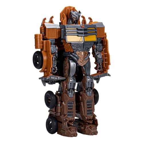 Hasbro Transformers: Rise of The Beasts Buzzworthy Bumblebee Smash Changers 9" Scourge Figure, Black von Hasbro