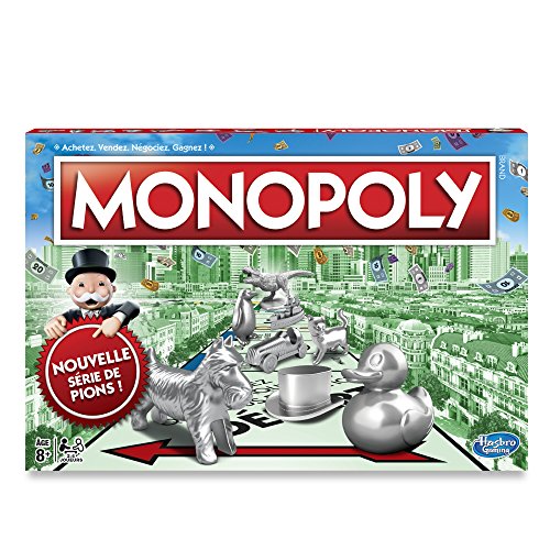 Hasbro – c10091010 – Monopoly Klassische Refresh (französische Version) von Monopoly