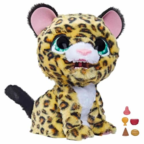 FurReal Hasbro Lil’ Wilds Lolly, Meine Leopardin, interaktives Plüschtier, mehr als 40 Geräusche und Reaktionen, ab 4 Jahren, Multi, F4394 von NERF