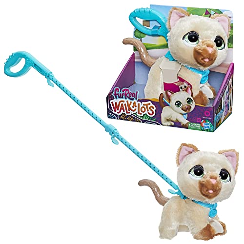 Hasbro furReal Walkalots Große Racker interaktive Spielzeugkatze zum Gassigehen, mit Geräuschen und Reaktionen für Kinder ab 4 von FurReal