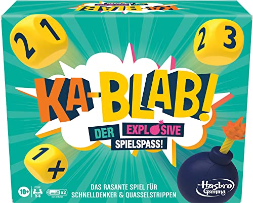 Hasbro Ka-Blab! Spiel für Familien, Teenager und Spiel für Kinder ab 10 Jahren, Kablab Spiel für Spieleabende für 2 – 6 Spieler von Hasbro
