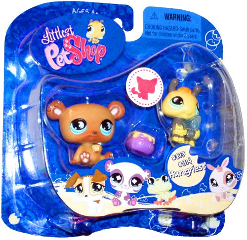 Littlest Pet Shop - #813 + #814 -Biene + BÄR/Teddy mit Honigtopf - Hungriest - 2-Pack - Hasbro Littlest Pet Shop - #813 + #814 -Biene + BÄR/Teddy mit Honigtopf - Hungriest - 2-Pack - Hasbro von Hasbro