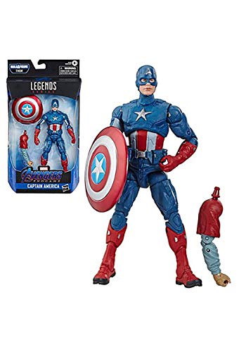 Marvel Avengers Legends Series Endgame 6" Collectible Action Figure Captain America Collection, Includes 1 Accessory Marvel Avengers Legends Series Endgame 6" Collectible Action Figure Captain America Collection, Includes 1 Accessory von AVENGERS