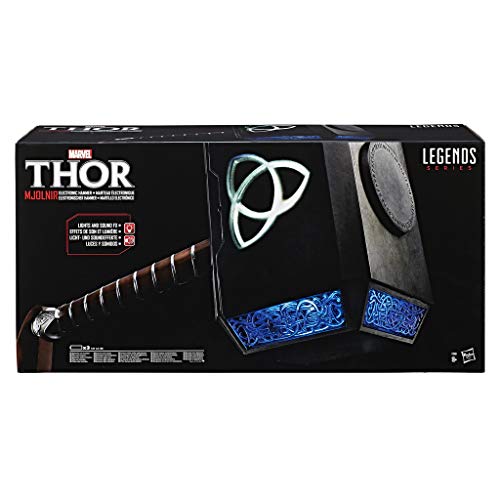 Marvel Legends Elektronischer Hammer, Thor Mjölnir, 50 cm groß von Hasbro
