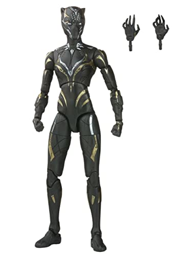 Marvel Legends Series Black Panther Wakanda Forever, 15 cm große Black Panther Action-Figur, 2 Accessoires Marvel Legends Series Black Panther Wakanda Forever, 15 cm große Black Panther Action-Figur, 2 Accessoires von Marvel
