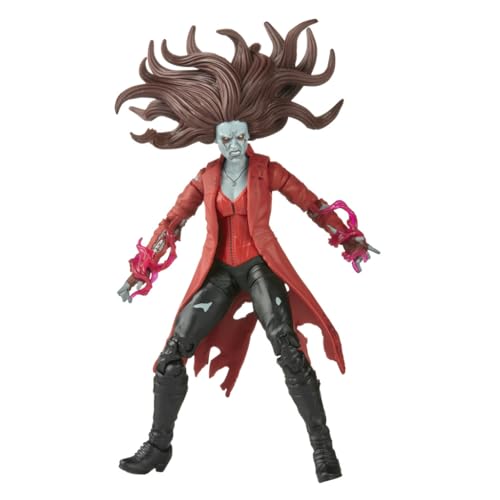 Hasbro Marvel Legends Series MCU Disney Plus Zombie Scarlet Witch Marvel Action-Figur, 2 Accessoires, 1 Build-A-Figure Element von Marvel