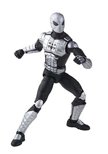 Marvel Legends Series Spider-Man 15 cm große Spider-Armor Mk I Action-Figur, enthält 4 Accessories: 2 austauschbare Hände und 2 Web-Effekte von Marvel