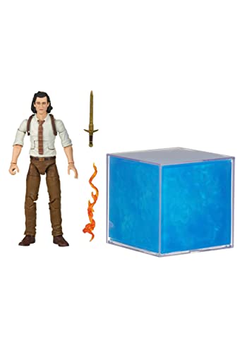 Marvel Legends Tesserakt Elektronischer Rollenspielartikel mit Lichteffekten, Marvel Studios Loki Figur zum Sammeln von Marvel