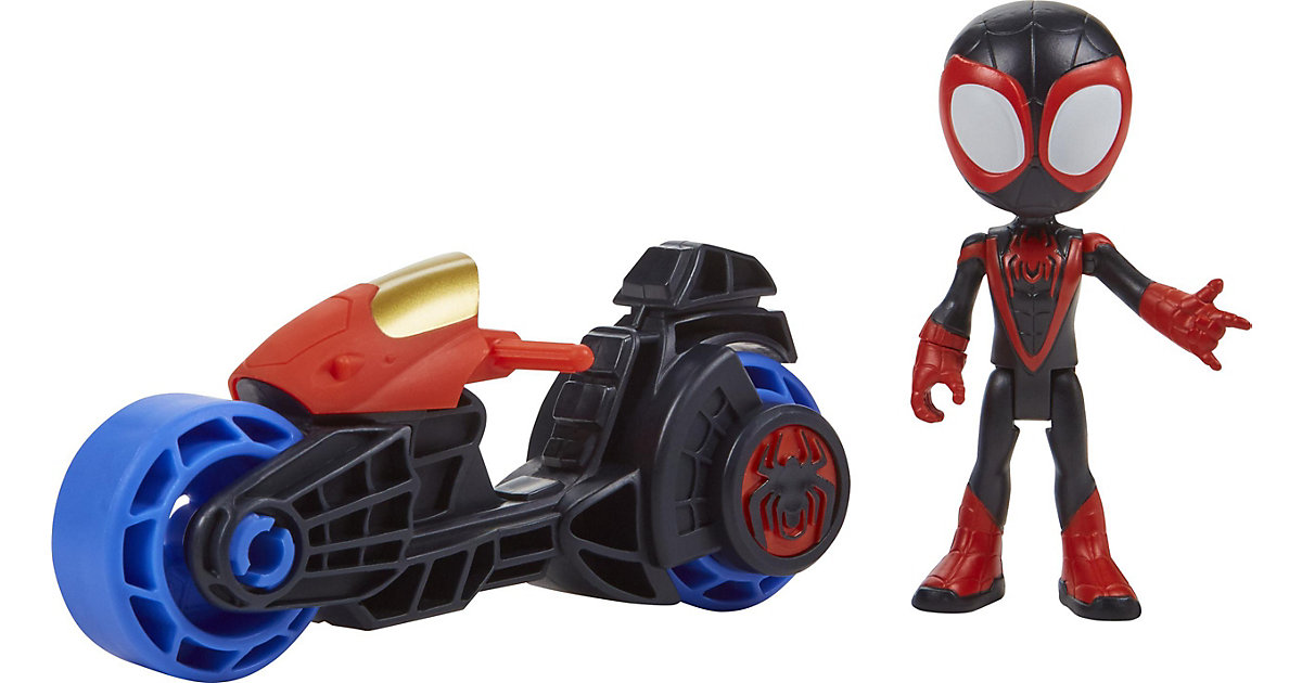 Marvel Spidey and His Amazing Friends Miles Morales: Spider-Man mit Motorrad von Hasbro