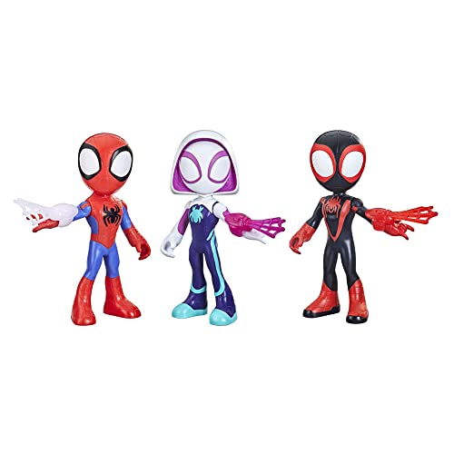 Marvel Spidey and His Amazing Friends Multipack mit supergroßen Heldenfiguren, 3 große Figuren, ab 3 Jahren[Exklusiv bei Amazon] von Spidey and his Amazing Friends