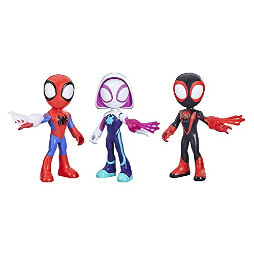 Marvel Spidey and His Amazing Friends Supersized Hero 22.5-cm Action Figures 3-Pack von Hasbro