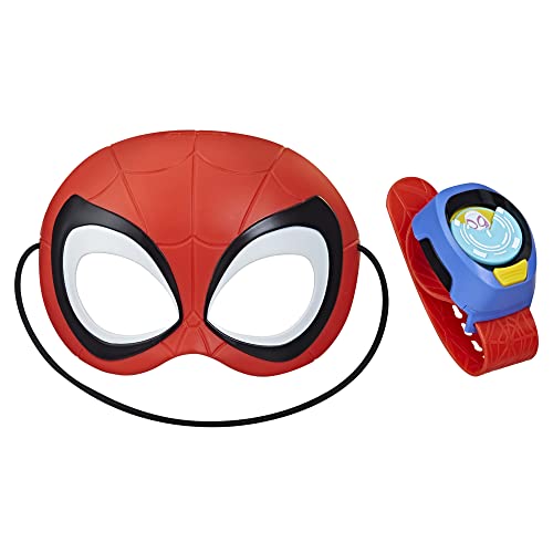 Marvel Spidey and His Amazing Friends Spidey Comm-Link and Mask Set, Preschool Role Play Toy Set with Wristband and Mask for Ages 3 and Up von Spidey and his Amazing Friends