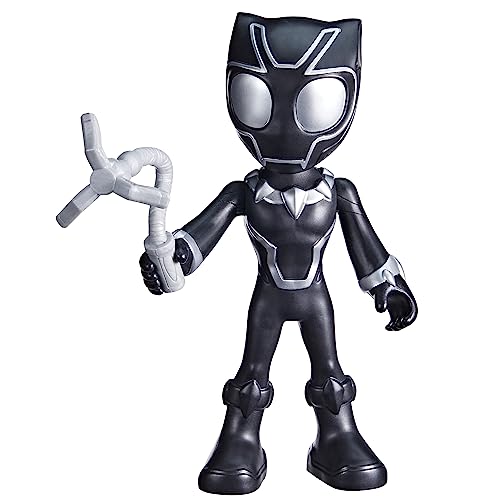 Marvel Spidey and His Amazing Friends supergroße Black Panther Action-Figur, Superhelden-Spielzeug für Vorschulkinder von Hasbro