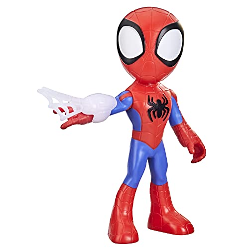Marvel Spidey and His Amazing Friends supergroße Spidey Figur, 22,5 cm große Action-Figur, Vorschulspielzeug für Kinder Marvel Spidey and His Amazing Friends supergroße Spidey Figur, 22,5 cm große Action-Figur, Vorschulspielzeug für Kinder von Hasbro